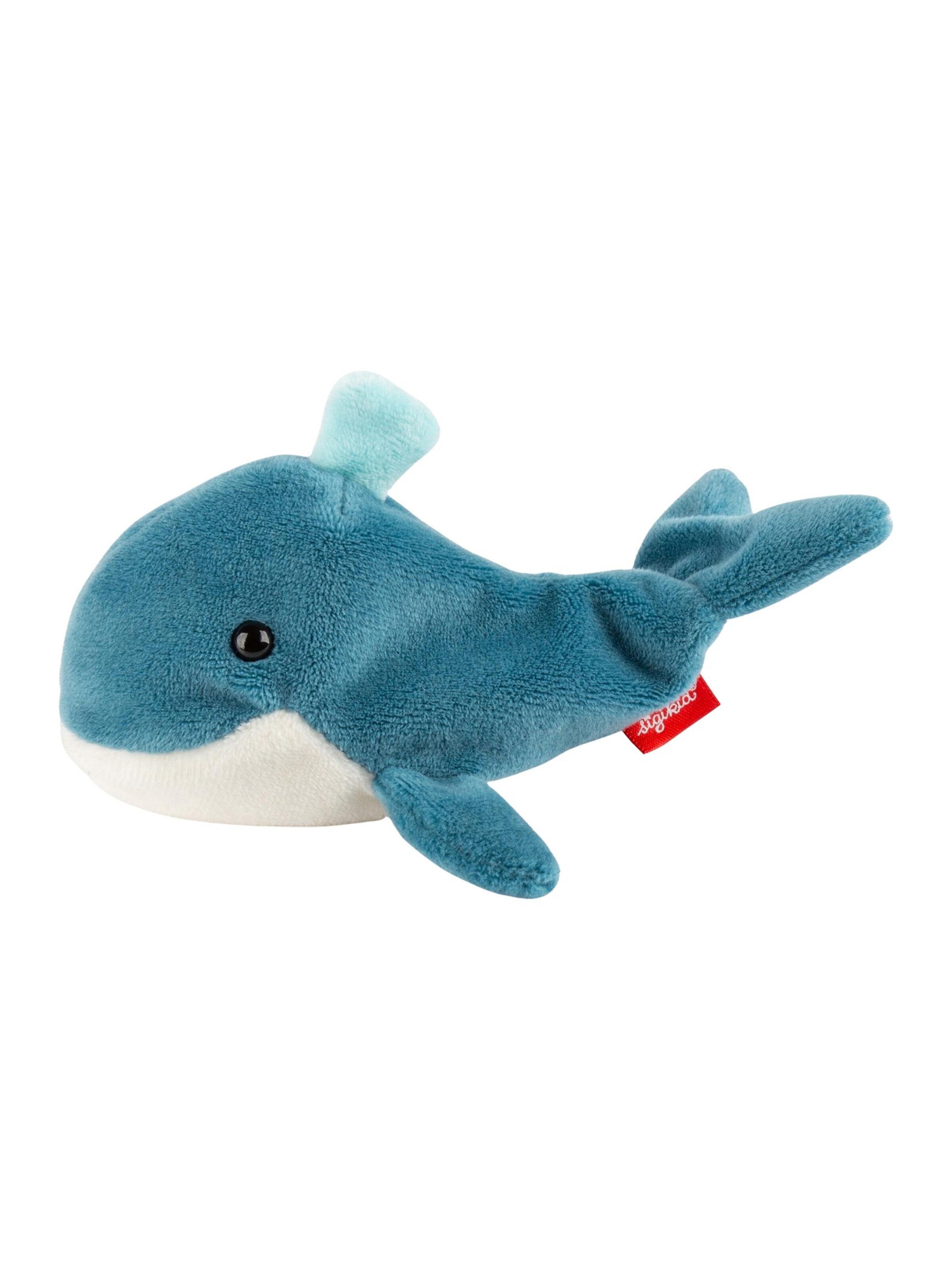 SIGIKID Stuffed animals 'Mini-Kuschler Wal' in Blue
