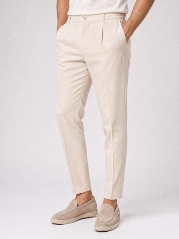 WOTEGA Tapered Chino Pants 'Studio Pant' in Beige