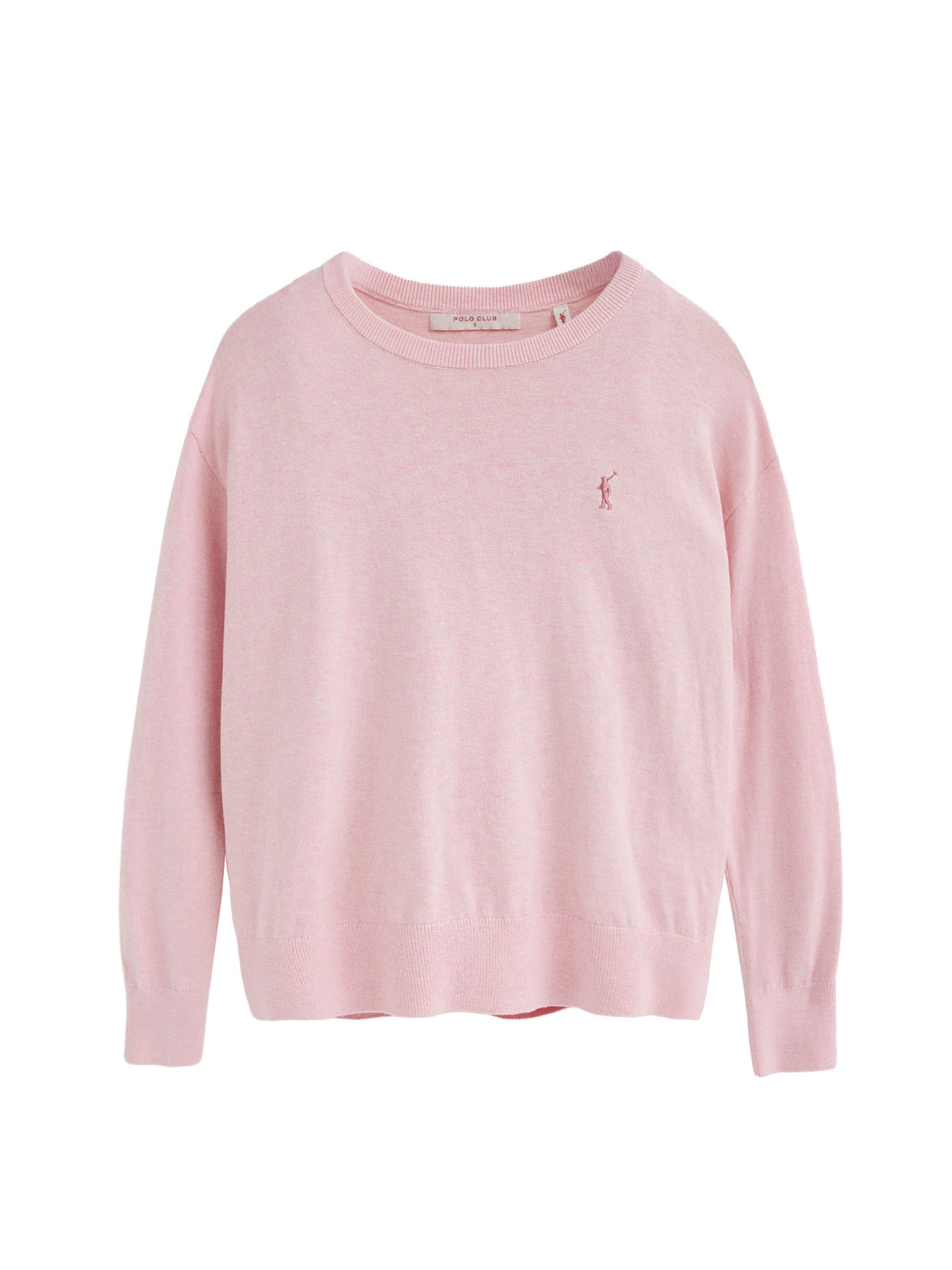 Polo Club Sweater in Pink: front