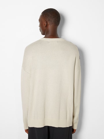 Bershka Pullover in Beige