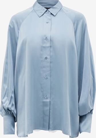 AllSaints - Blusa 'OANA' em azul: frente