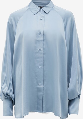 AllSaints Blouse 'OANA' in Blauw: voorkant