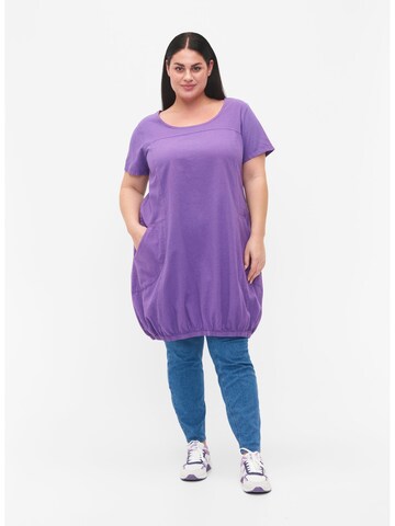 Zizzi Dress 'JEASY' in Purple