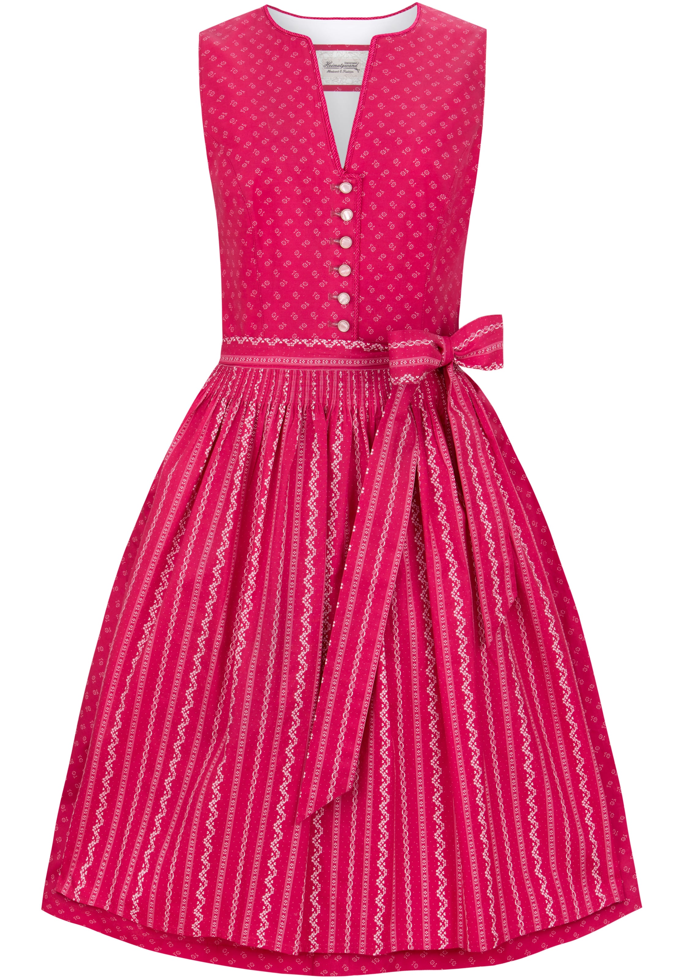 STOCKERPOINT Dirndl 'Fina' in Rot: Vorderseite