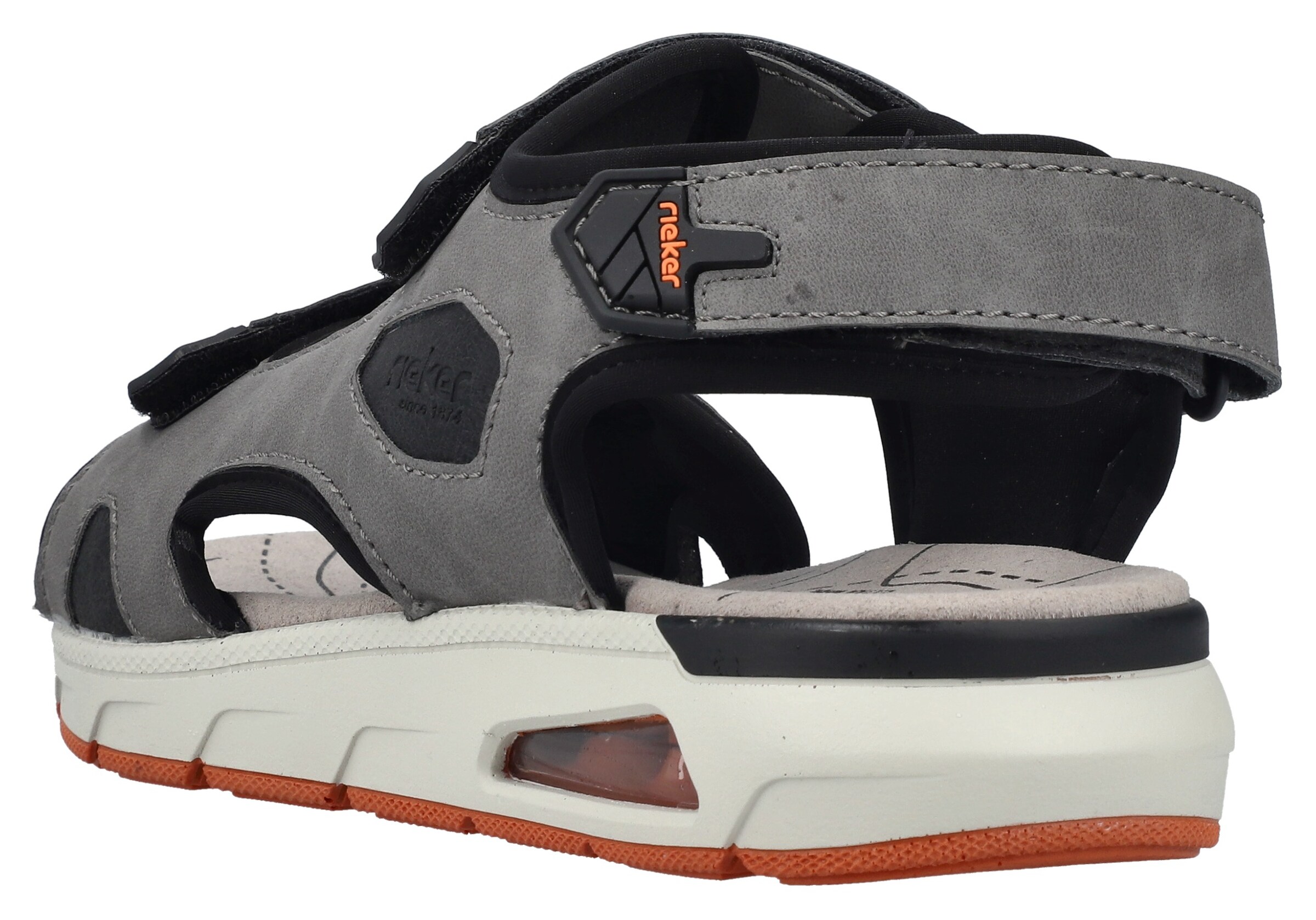 Rieker Hiking Sandals in Grey
