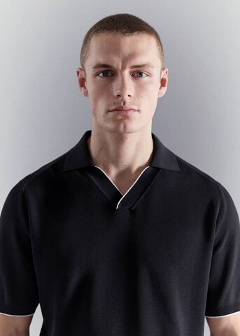 MANGO MAN Shirt 'Milo' in Black