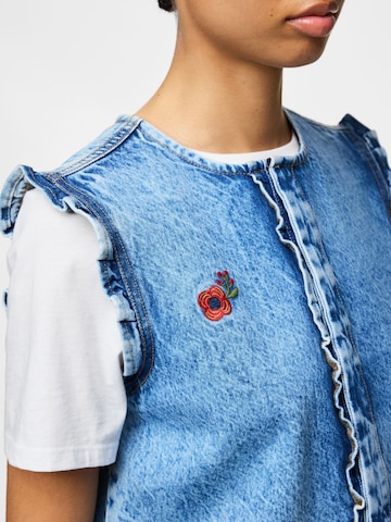 PIECES Weste 'PCPalma' in Blau
