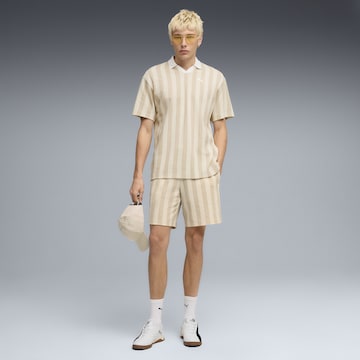 PUMA Regular Sportbroek in Beige: voorkant