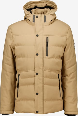 Deeluxe Winterjas in Beige: voorkant