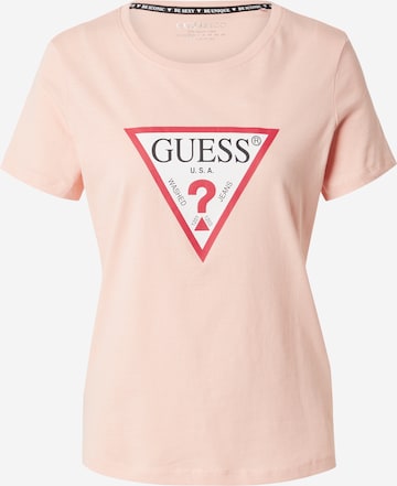 GUESS - Camisa em laranja: frente