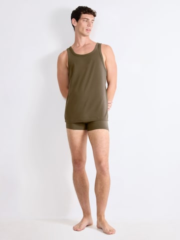Maillot de corps ' Tank Top ' SLOGGI en marron