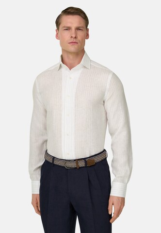 Boggi Milano Shirt in Wit: voorkant