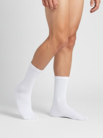sockenkauf24 Athletic Socks in White