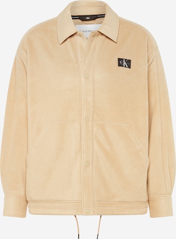 Calvin Klein Jeans Between-season jacket in Beige: front