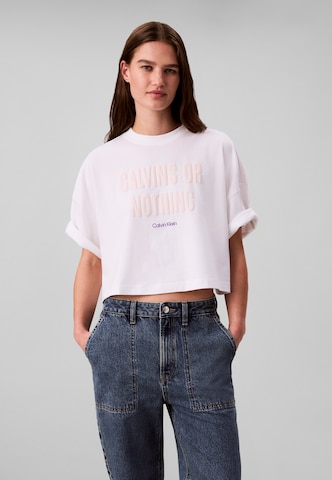 Calvin Klein Jeans Póló - fehér: elől