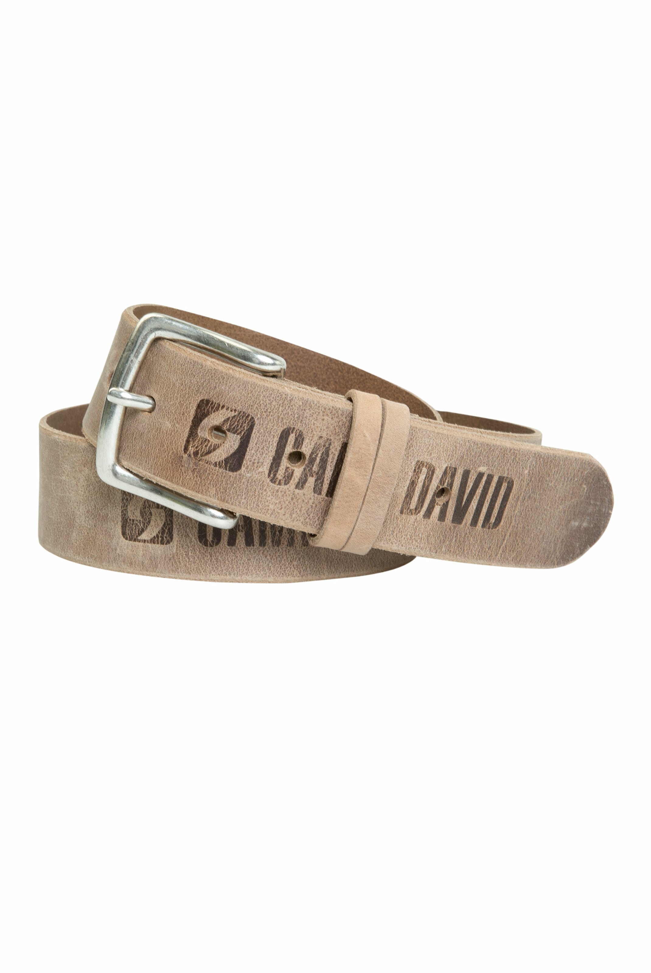 CAMP DAVID Belt in Beige: front