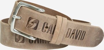 CAMP DAVID Belt in Beige: front