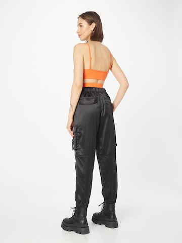 River Island Tapered Cargo nadrágok - fekete