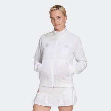 ADIDAS SPORTSWEAR Athletic Jacket in White: front
