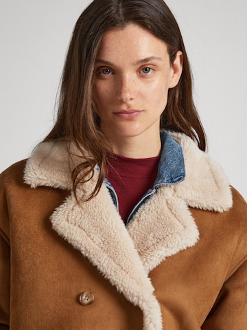 Manteau d’hiver 'ROSE ' Pepe Jeans en marron