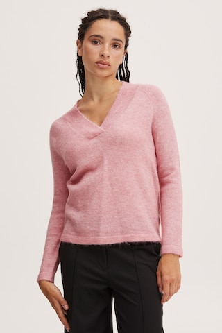 ICHI Sweater 'KAMARA' in Pink: front