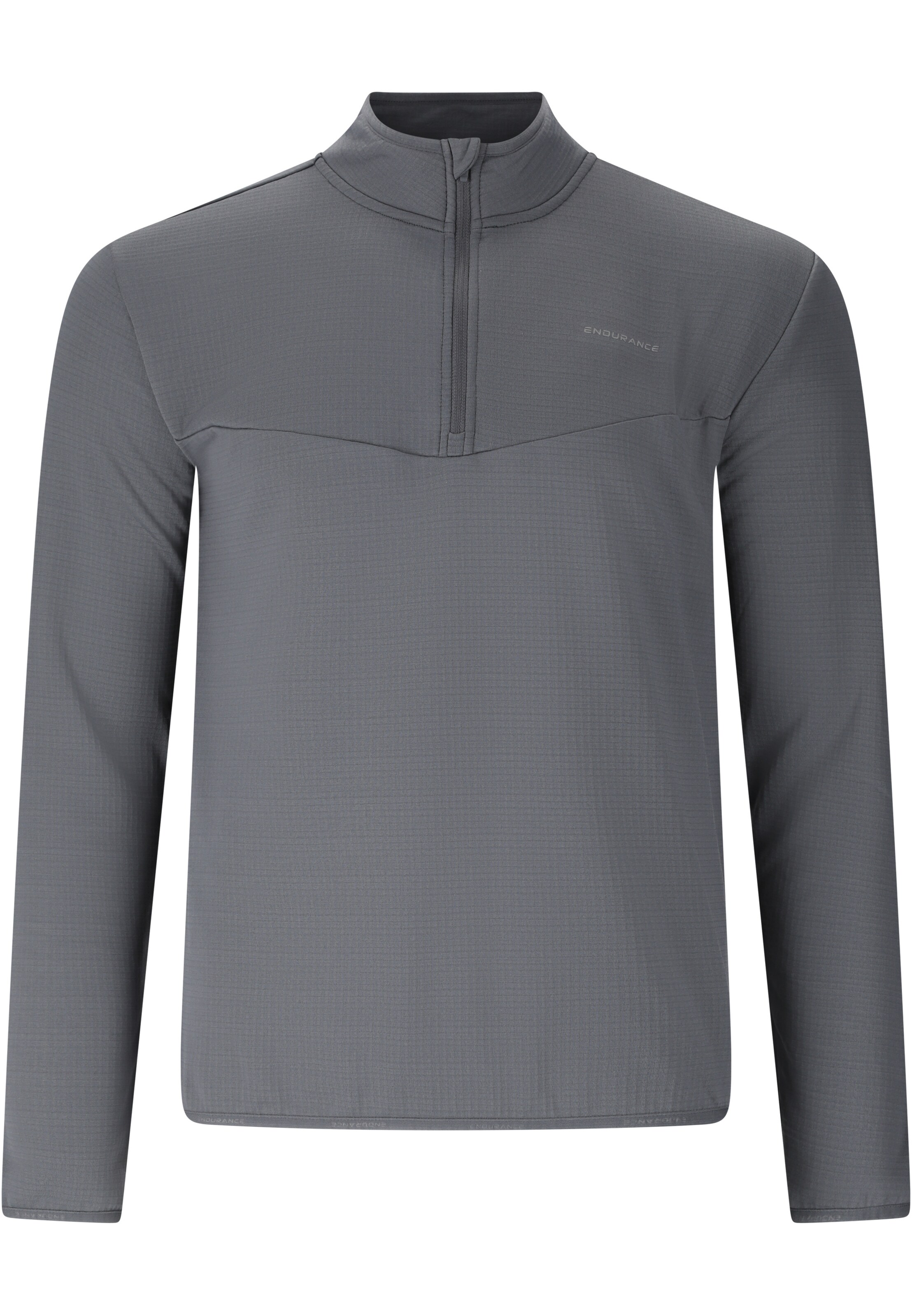 ENDURANCE Funktionsshirt 'LEDGER' in Grau: Vorderseite