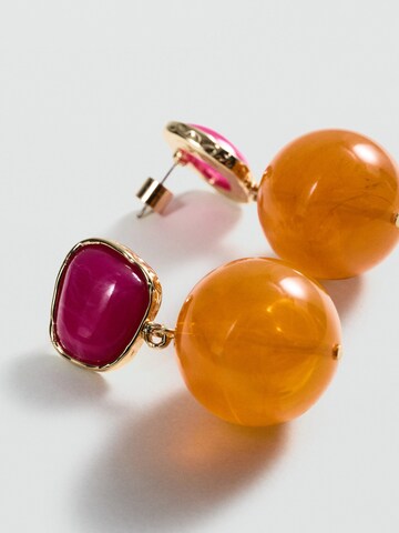 Boucles d'oreilles MANGO en rose