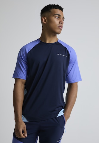 MONTERRAIN Performance Shirt 'Vault' in Blue: front