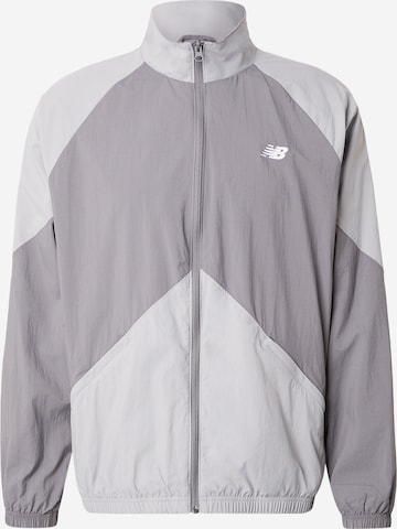 Vestes d’entraînement new balance en gris : devant