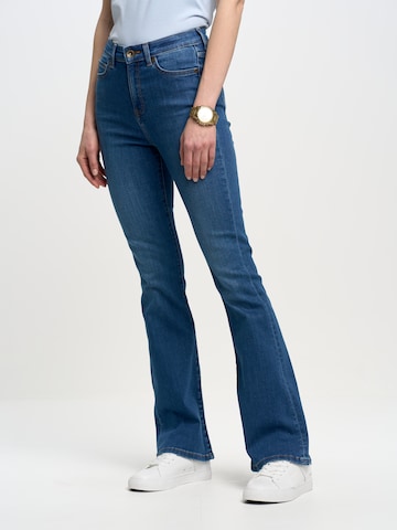 BIG STAR Flared Jeans 'CLARA FLARE' in Blue: front