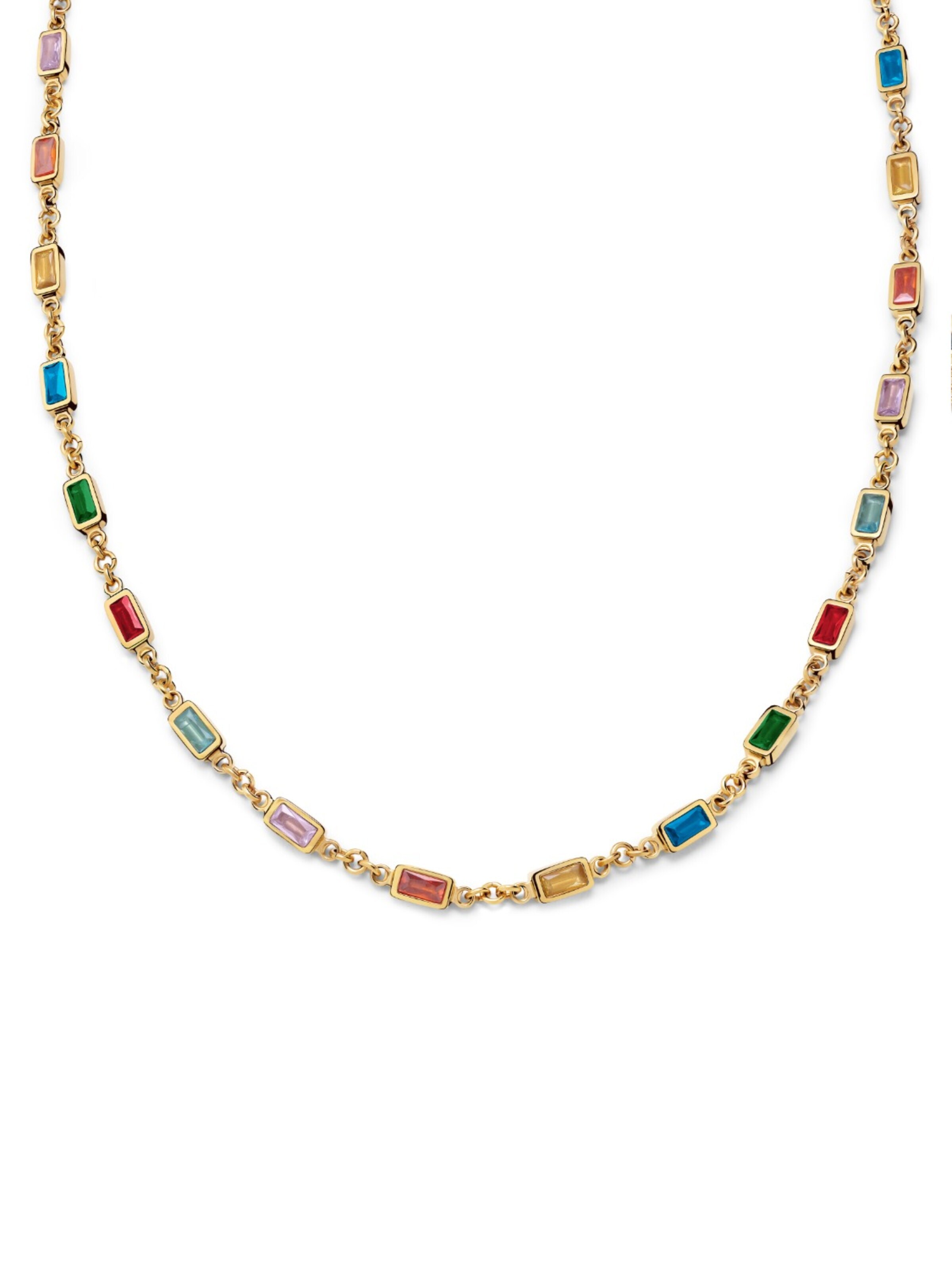 Arkai Ketting 'Prism' in Goud: voorkant