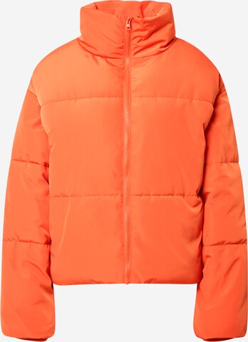 LENI KLUM x ABOUT YOU Winter Jacket 'Lilli' in Orange: front