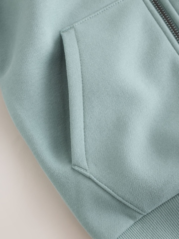 Next - Sudadera con cremallera en verde