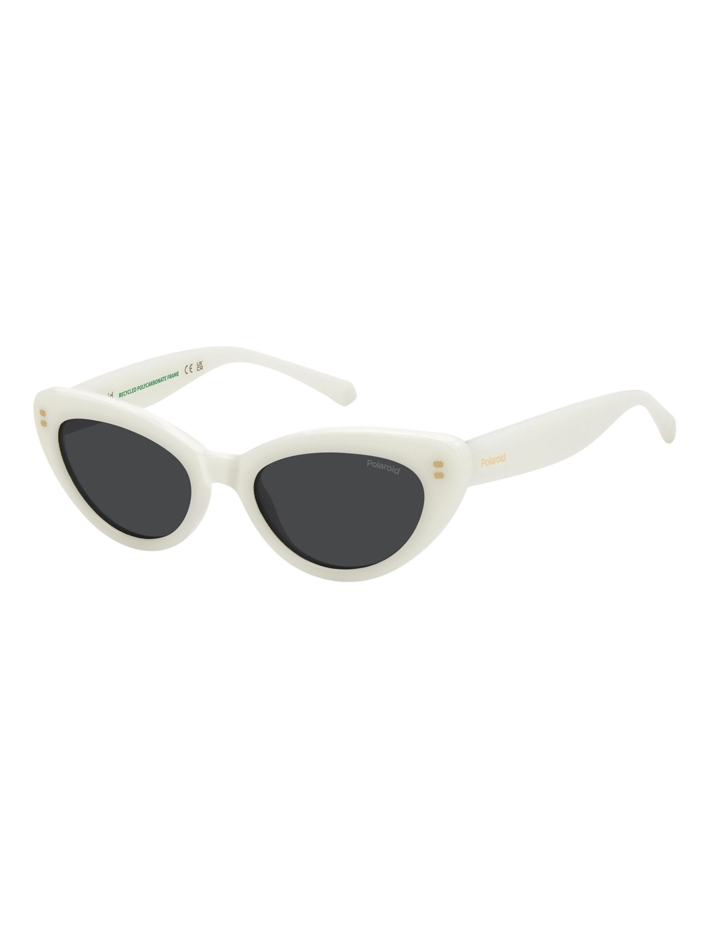 Lunettes de soleil 'PLD 8068/S' Polaroid en blanc : devant