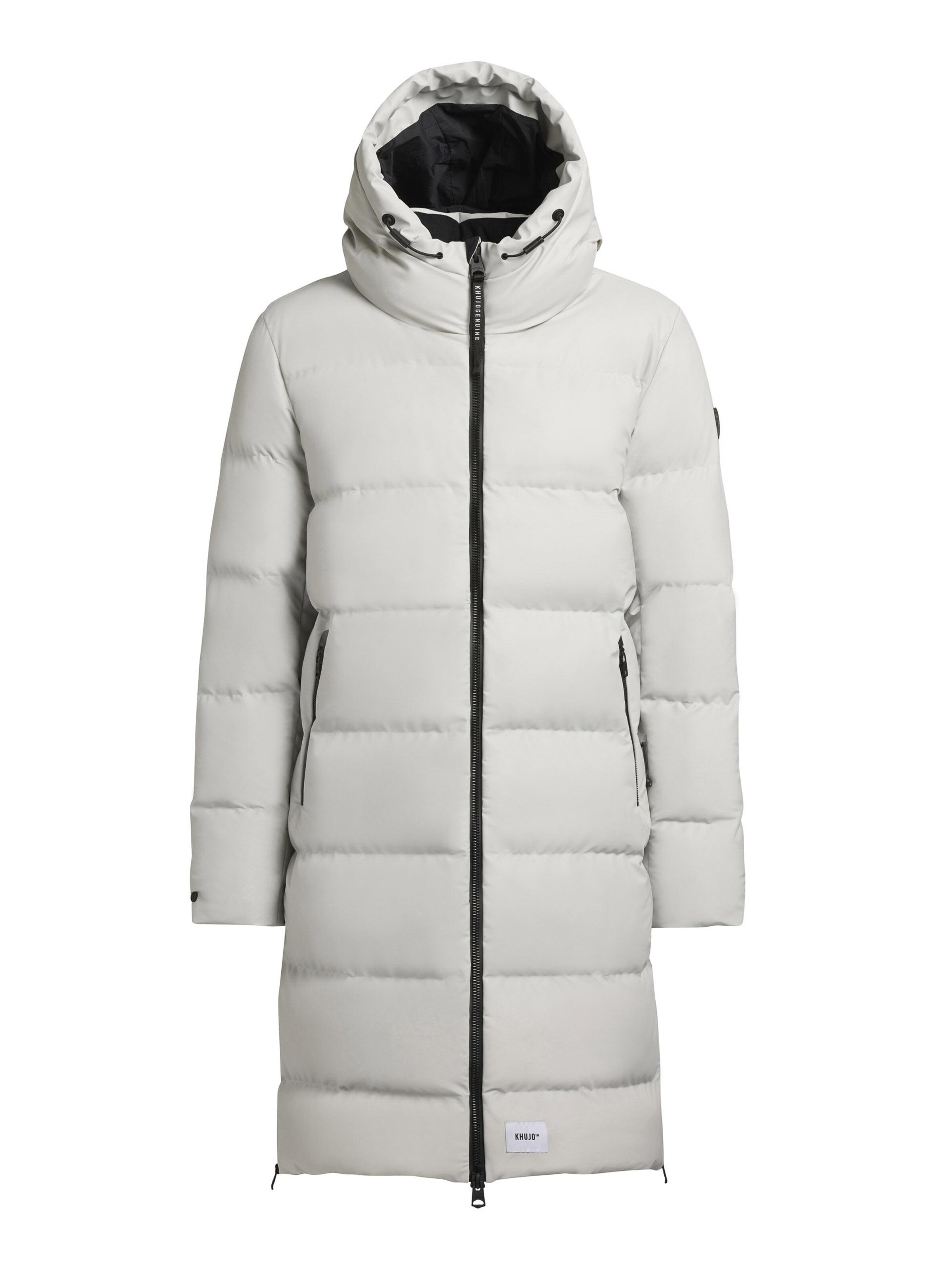 khujo Steppmantel ' Earl-YM ' in Grau: Vorderseite
