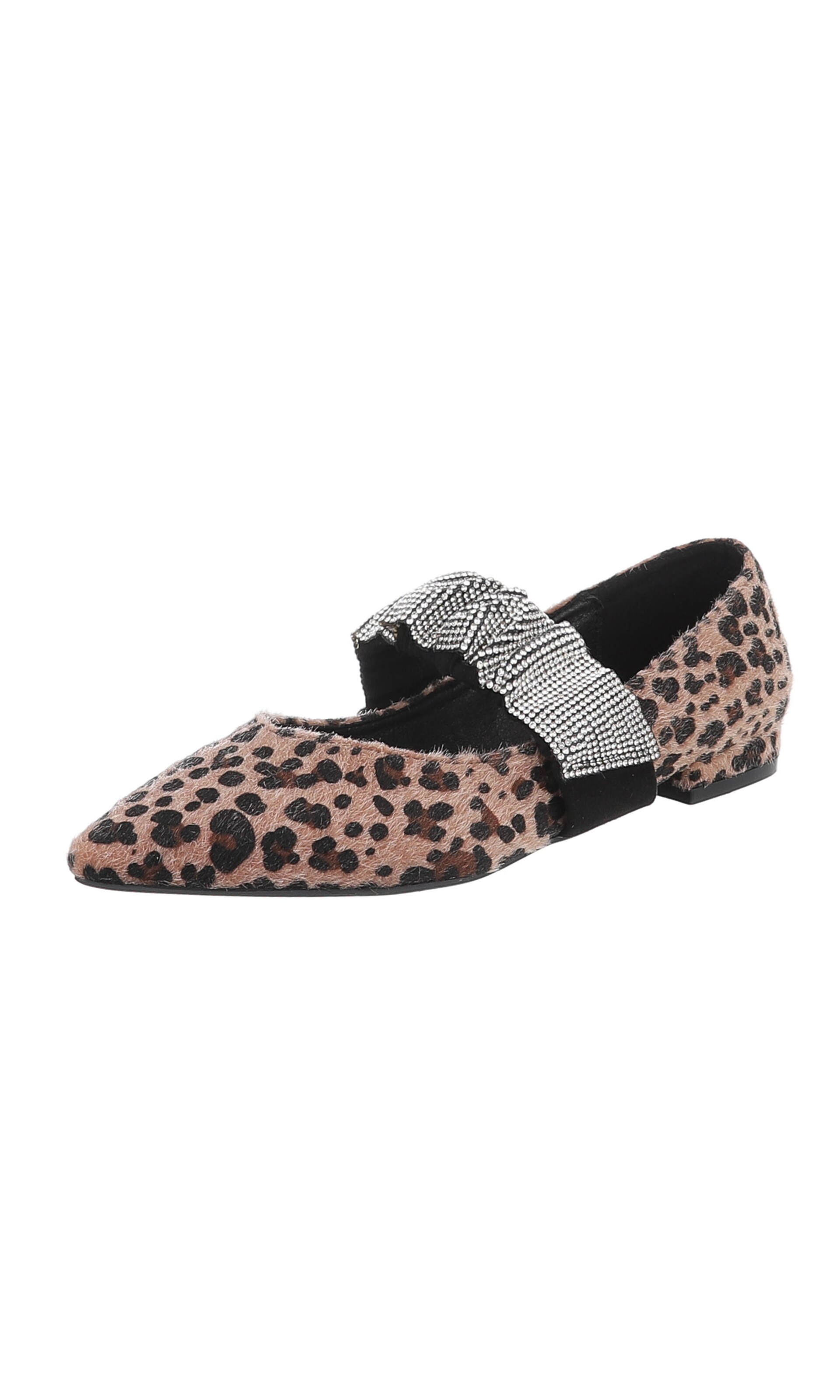 Ital-Design Ballet Flats in Brown: front
