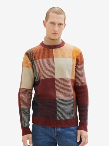 TOM TAILOR Sweater in Orange