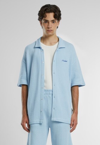Prohibited Comfort fit Overhemd in Blauw: voorkant