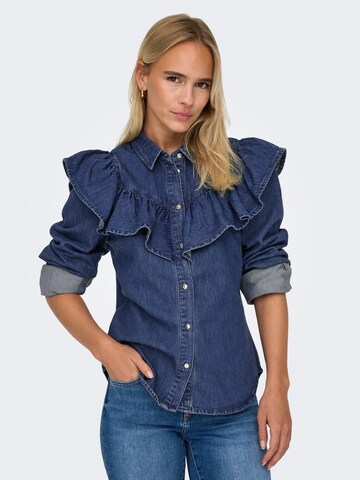 ONLY Blouse 'ONLIndigo' in Blue