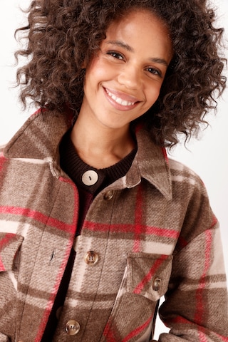 Aniston CASUAL Fleece Jacket in Brown