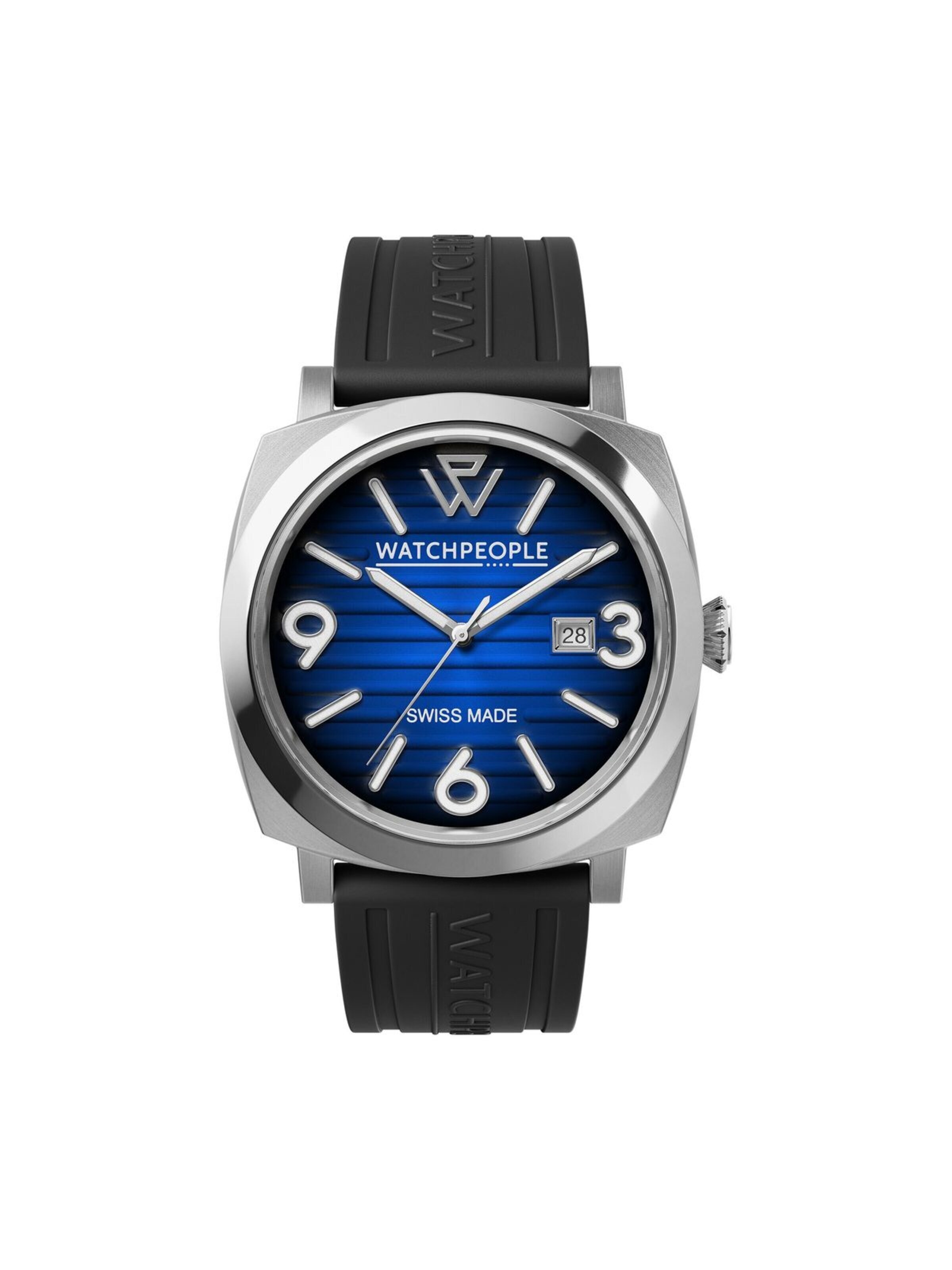 Montre à affichage analogique Watchpeople en bleu : devant