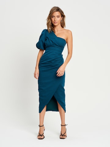 BWLDR Dress 'JAGGED ' in Blue: front