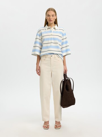 T-shirt SELECTED en beige
