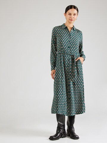 King Louie Shirt Dress 'Elliot' in Green: front