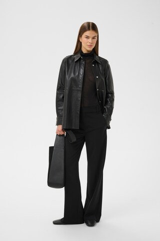 InWear Wide Leg Hose 'HaislyIW' in Schwarz