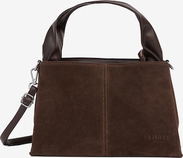 L'Arte Milano Handbag in Brown: front