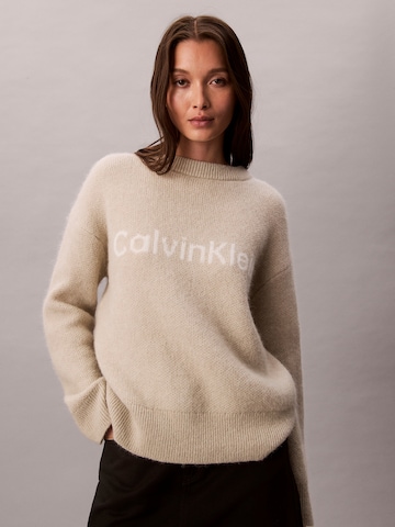 Calvin Klein Sweter w kolorze biały: przód
