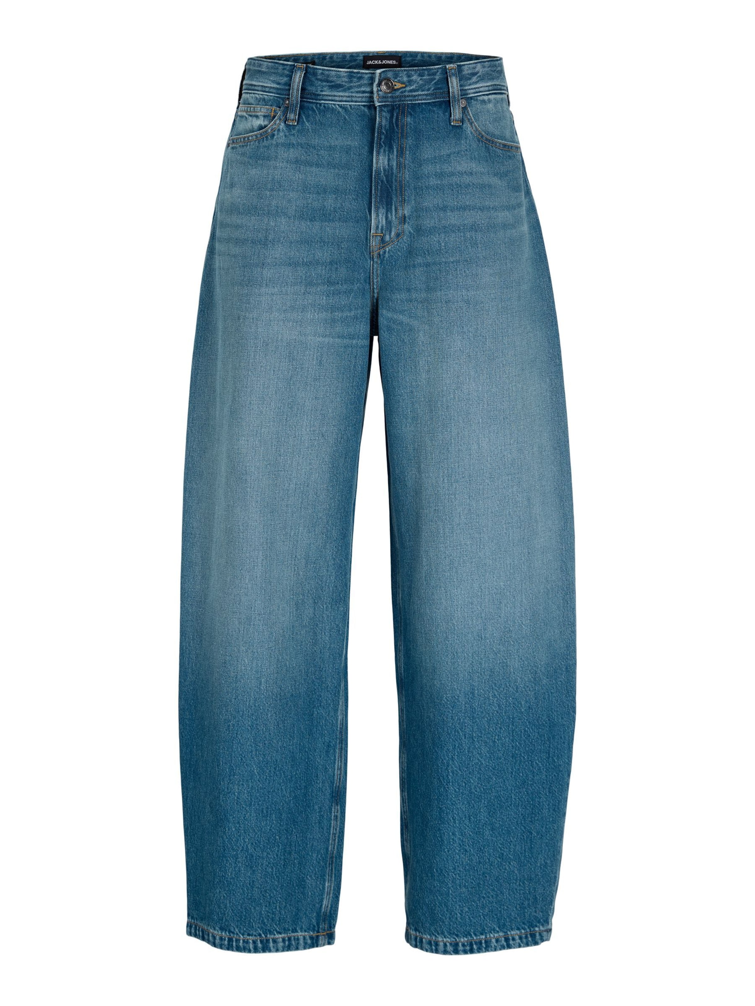 JACK & JONES Barrel Jeans 'JJIJoey JJCrew' in Blue: front