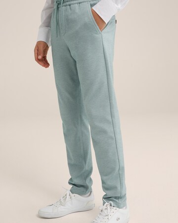 WE Fashion Slimfit Byxa i grön