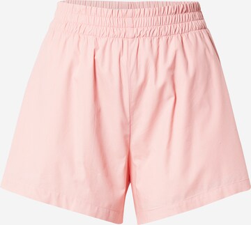 Abercrombie & Fitch Regular Broek in Roze: voorkant